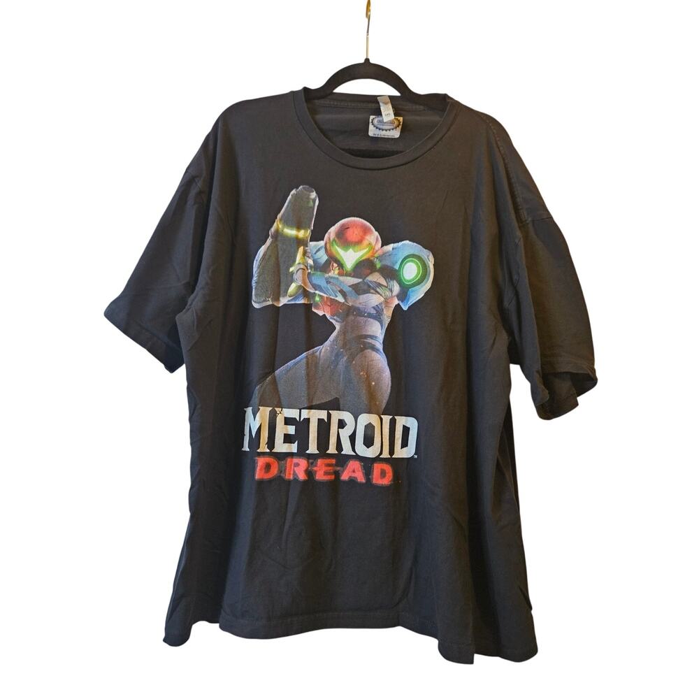 Nintendo Metroid Dread T Shirt Black 3XL Samus Graphic Tee